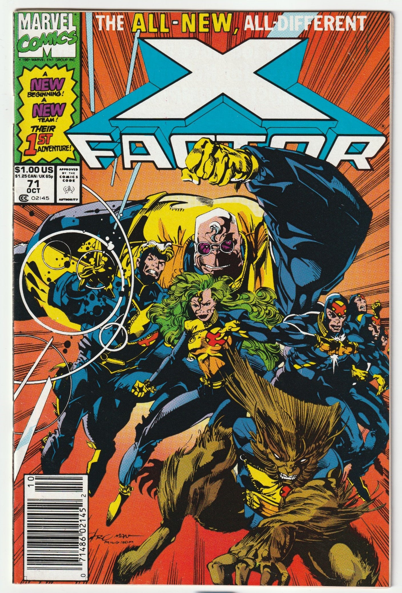 X-Factor (1986) #71 (Newsstand)