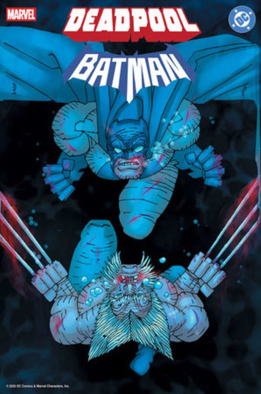 [PRE-ORDER - SHIPS 9/16] Marvel/DC: Deadpool/Batman #1 Frank Miller 1:50 Variant Cover NM/NM+
