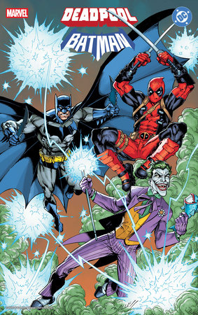 [PRE-ORDER, Ships 9/16] Marvel/DC: Deadpool/Batman #1 Mark Bagley Foil Variant Cover VF/NM-