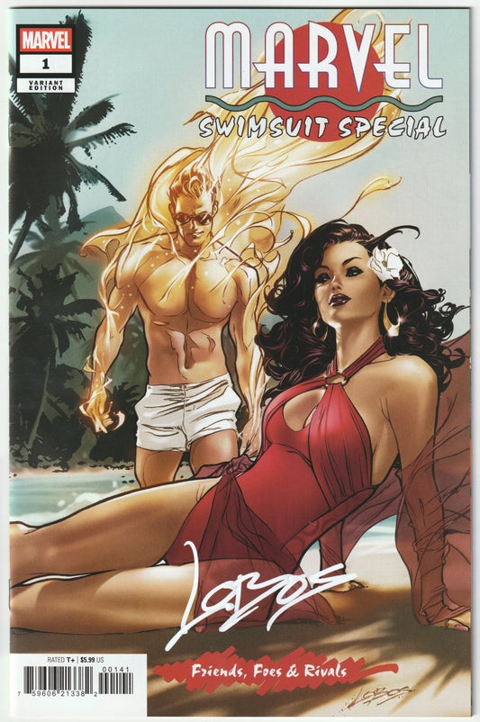 Marvel Swimsuit Special: Friends, Foes & Rivals #1 Pablo Villalobos Variant Cover signed with COA – Marvel Comics 2025 (NM/NM+)