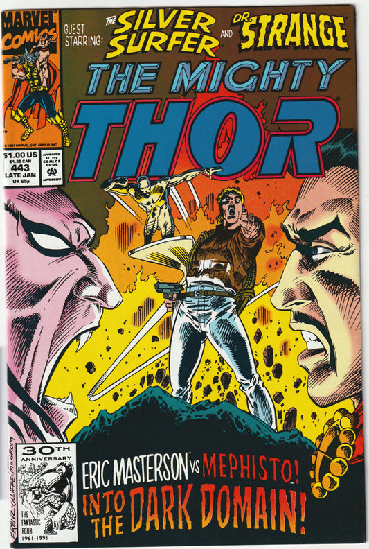 Mighty Thor (1966) #443 feat. Mephisto, Silver Surfer, Dr. Strange