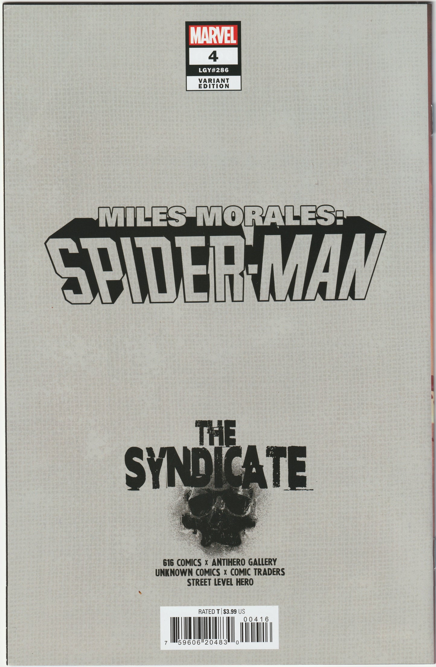 Miles Morales: Spider-Man #4 (2022) Lucio Parrillo Exclusive Variant (NM/NM-)