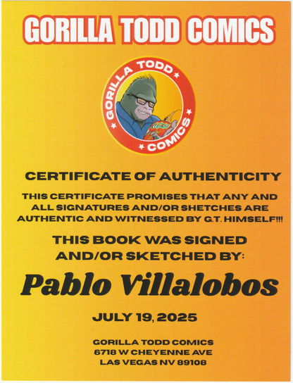 Poison Ivy #29 Pablo Villalobos Moussa Card Stock Variant Signed with COA – DC Comics 2025 (NM/NM+)
