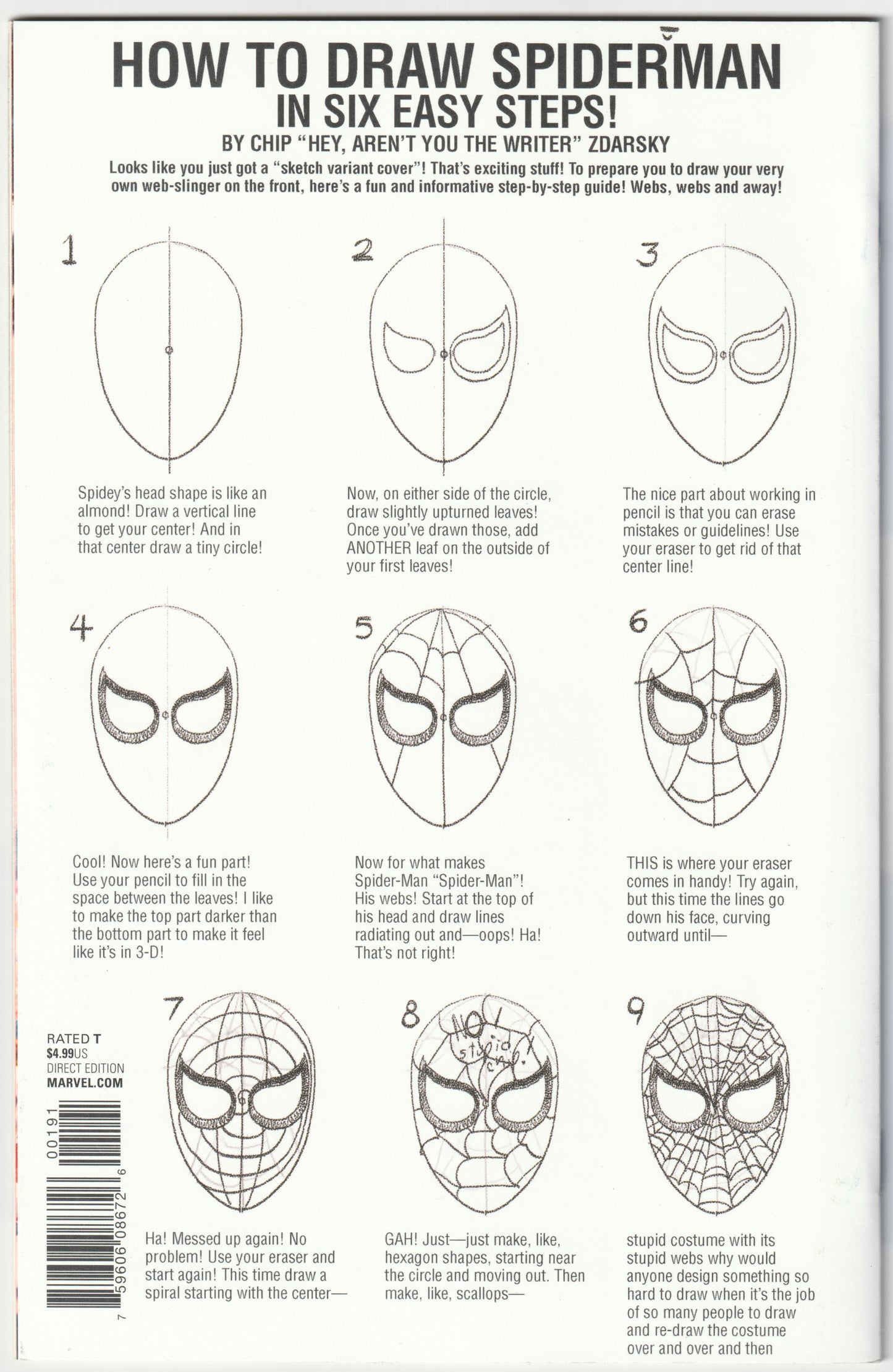 Peter Parker: The Spectacular Spider-Man #1 Luis Bravo 1-of-1 Signed Sketch Variant – Marvel Comics 2017 (NM/NM+)