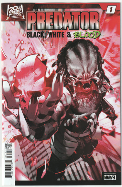 Predator: Black, White & Blood #1 Simone Di Meo Cover – Marvel Comics 2025 (NM)