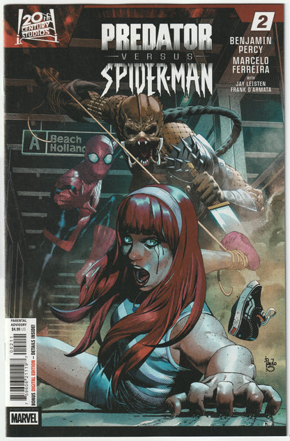 Predator vs. Spider-Man #2 Paulo Siqueira Cover A – Marvel Comics 2025 (NM)