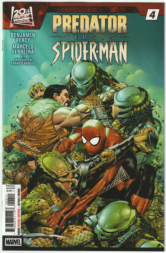 Predator vs. Spider-Man #4 Paulo Siquiera Cover A – Marvel Comics 2025 (NM/NM-)
