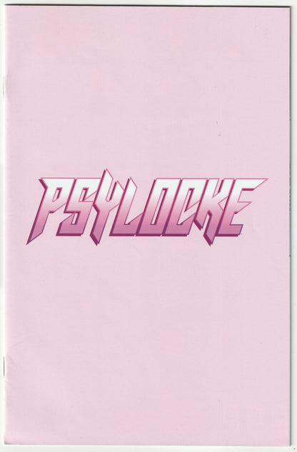 Psylocke #1 (2024) Pink Logo Insignia Variant