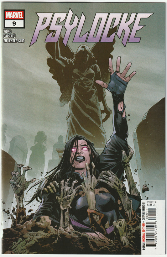 Psylocke #9 (1st Print, Mahmud Asrar Cover A, NM/NM+)