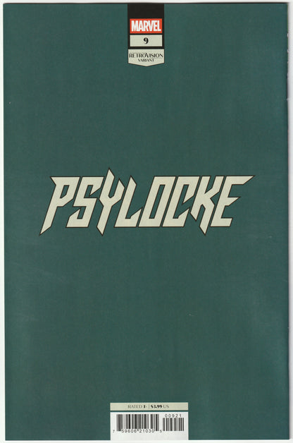 Psylocke #9 (1st Print, Benjamin Su Retrovision Variant, NM/NM+)