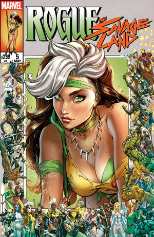 Rogue: The Savage Land #5 JSC Artist EXCLUSIVE (2025) Cover B: Border Rogue, limited to 2,000 copies - Signed with COA (NM/NM+)
