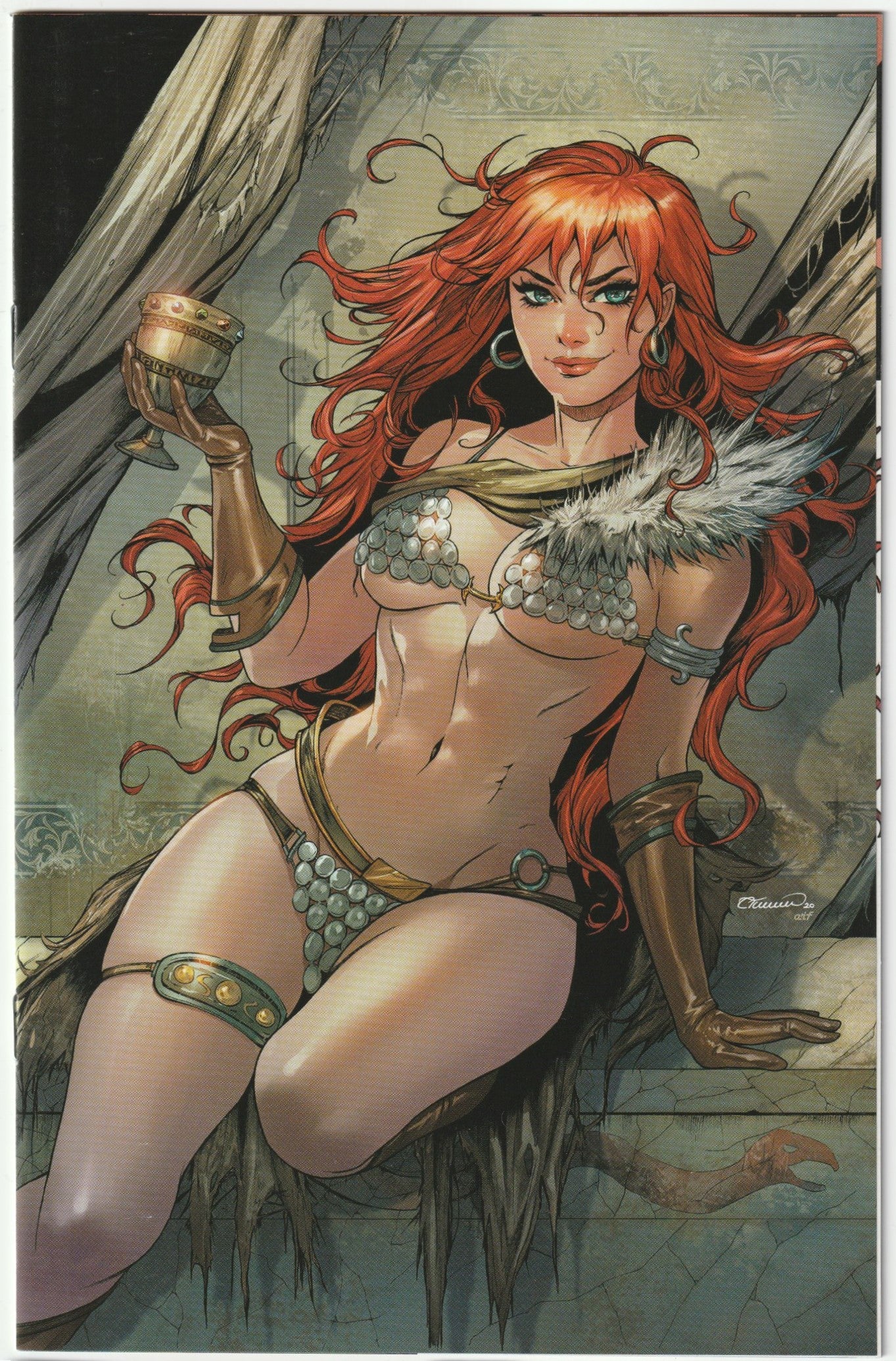 Red Sonja #20 Collette Turner Virgin Variant Devil Dogs Exclusive (2024) NM+