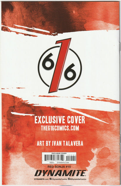 Red Sonja #15 Talavera 616 Halloween Virgin Variant  1 in 500 (2024) NM+