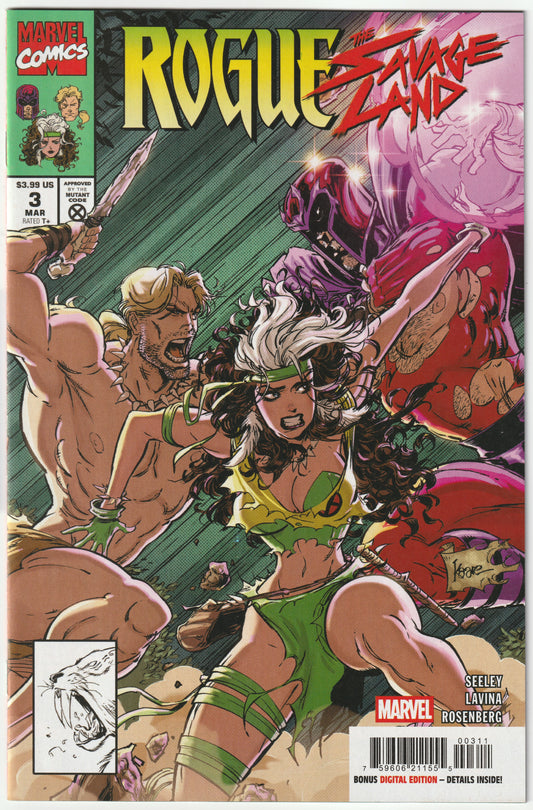 Rogue: The Savage Land #3 (Kaare Andrews Cover A) (NM/NM+)