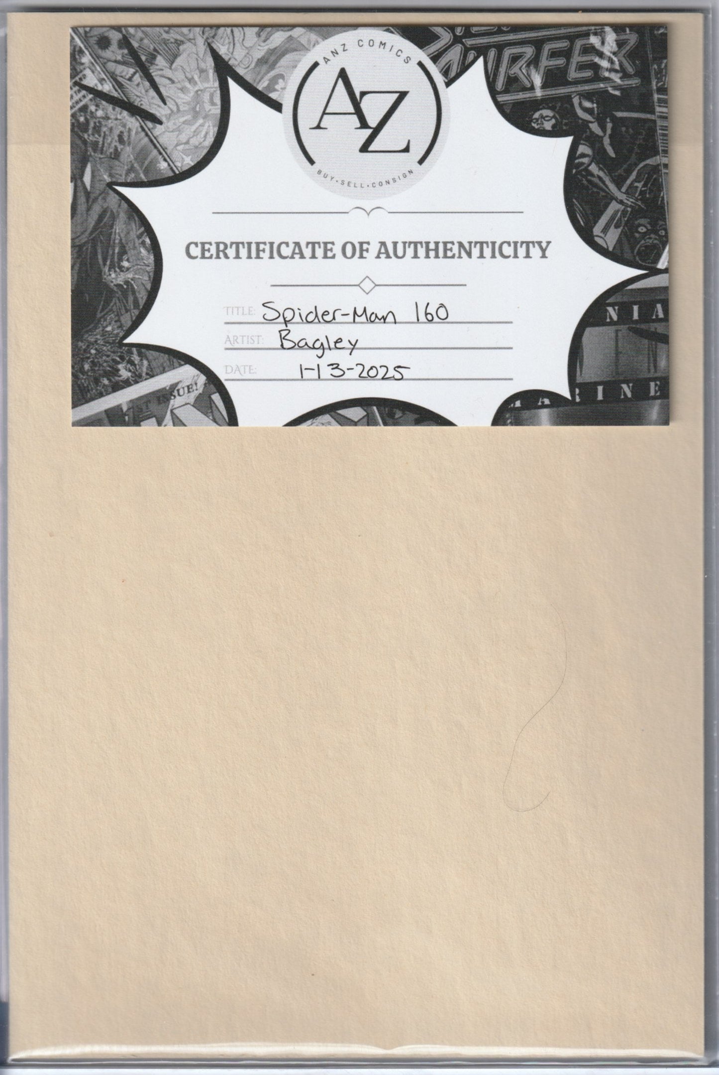 Ultimate Spider-Man Issue: #180 - Signed by: Mark Bagley with COA - [Unsealed Polybag]