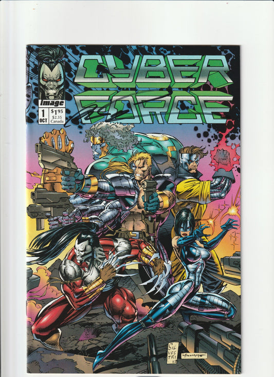 Cyber Force #1 Debut Issue - Wraparound Cover (Sig)