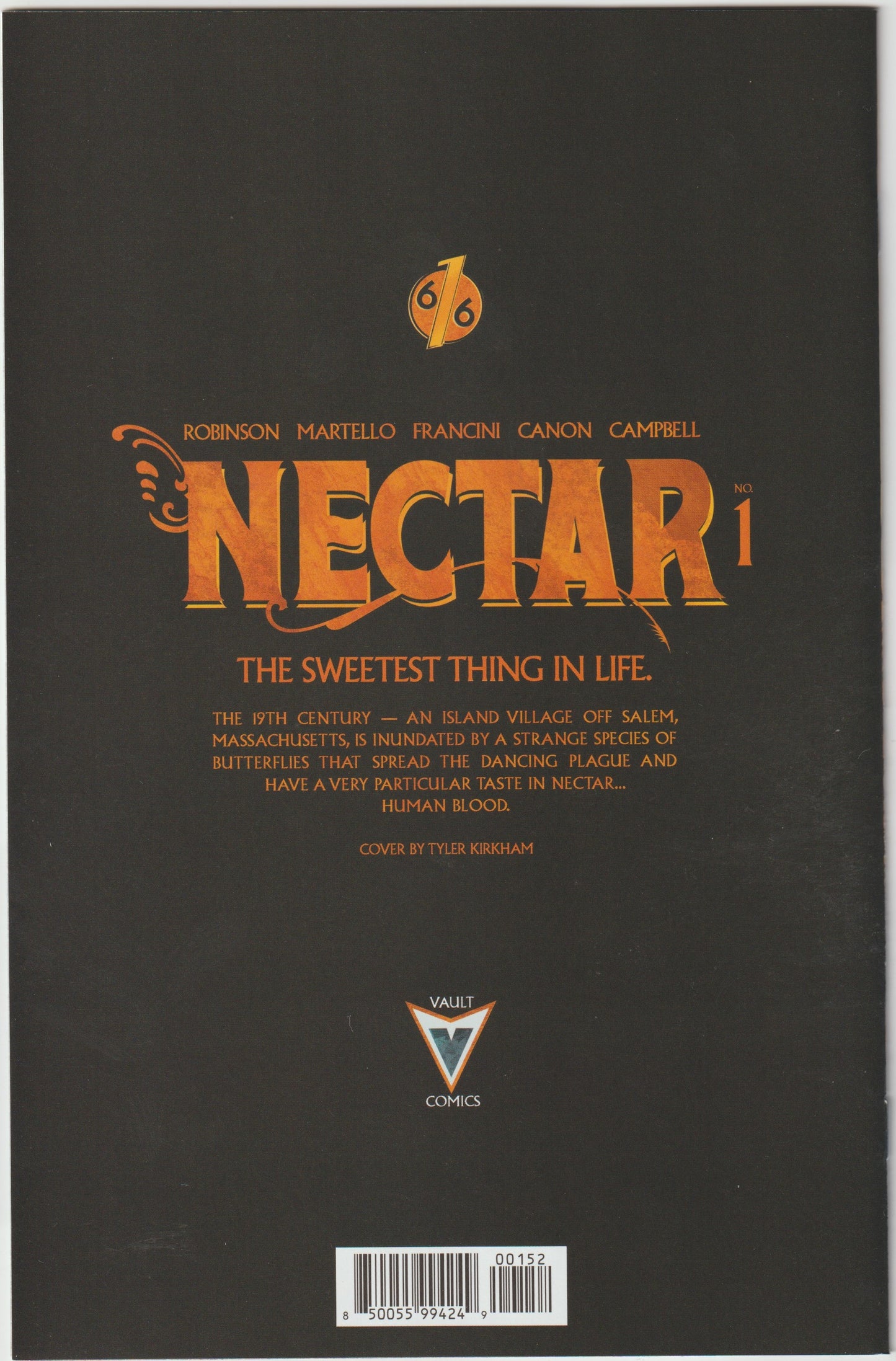 NECTAR #1 Second Printing Tyler Kirkham Virgin Cover Limited to 500 (2nd Print) [SIGNED BY TYLER KIRKHAM]