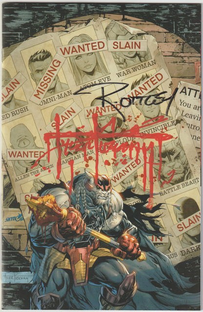 Battle Beast #1 – First Print, Tyler Kirkham Virgin X-Men #141 Homage Variant- Ltd to 1,200 - (1st Print) DOUBLE SIGNED BY RYAN OTTLEY & TYLER KIRKHAM