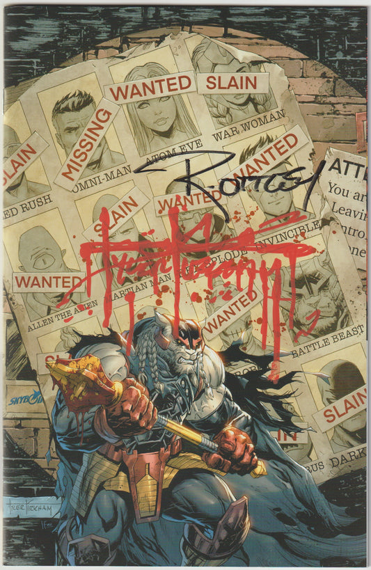 Battle Beast #1 – First Print, Tyler Kirkham Virgin X-Men #141 Homage Variant- Ltd to 1,200 - (1st Print) DOUBLE SIGNED BY RYAN OTTLEY & TYLER KIRKHAM