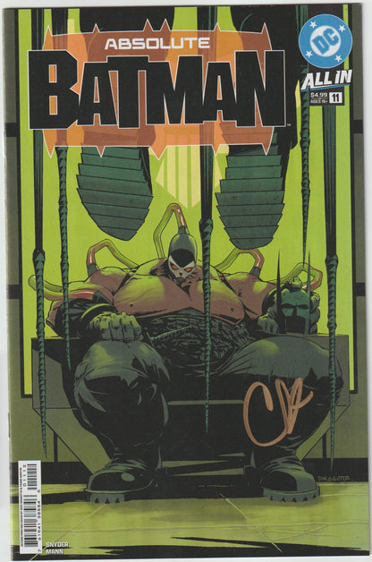 ABSOLUTE BATMAN #11 (1st Print & More) [SIGNED BY SCOTT SNYDER AND CLAY MANN]
