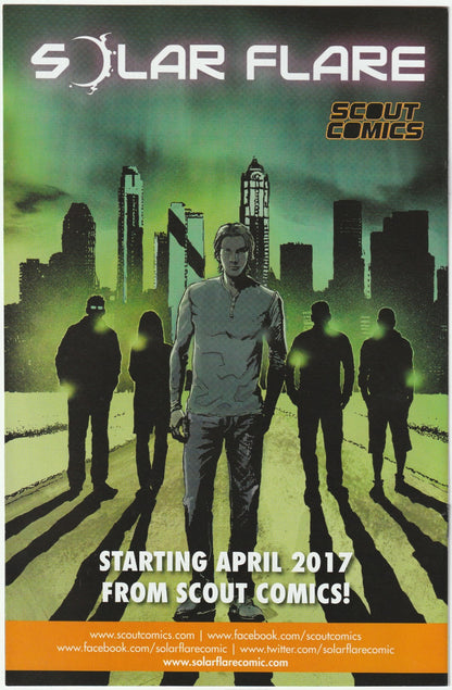 Solar Flare Preparation Guide (Scout Comics Preview) - Signed by James Haick w/ COA