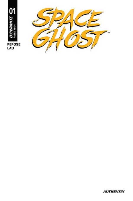 Space Ghost (2025) #1 Cover J Blank Authentix Variant (Dynamite Entertainment, 2025) (Copy)