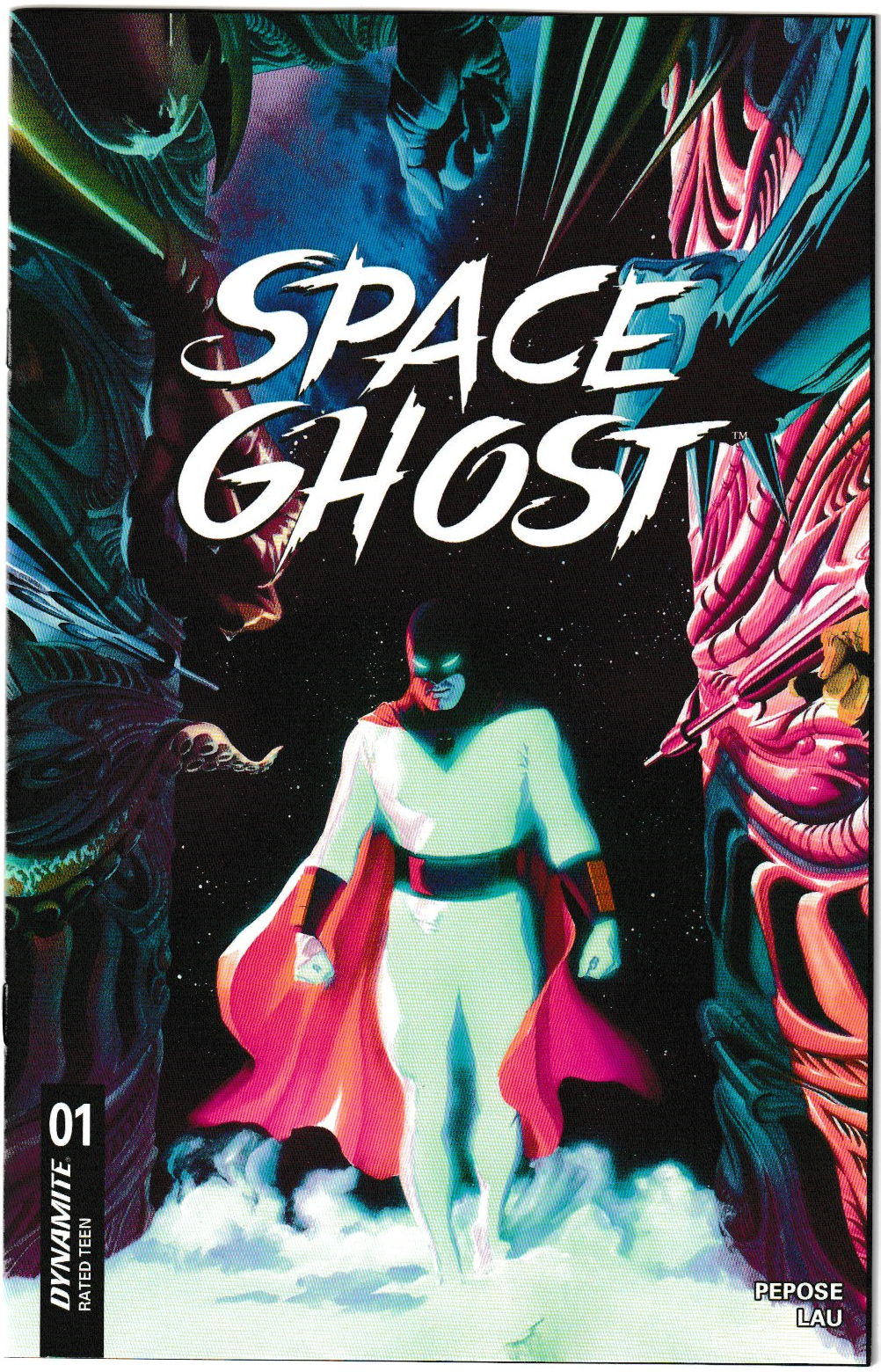 Space Ghost (2025) #1 Cover V FOC Bonus Alex Ross Ultraviolet Variant (Dynamite Entertainment, 2025)