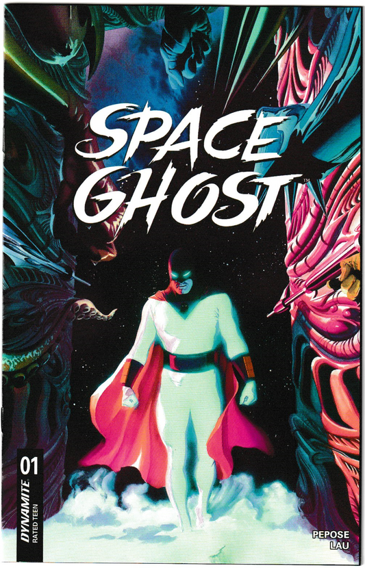 Space Ghost (2025) #1 Cover V FOC Bonus Alex Ross Ultraviolet Variant (Dynamite Entertainment, 2025)