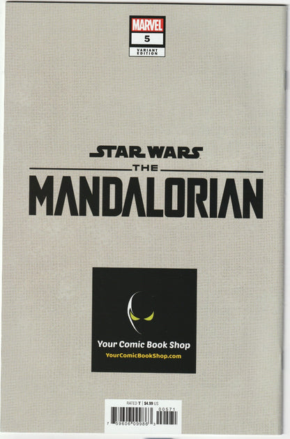 Star Wars: The Mandalorian #5 Duursema Variant Barnes Signed Limited to 750 - w/COA