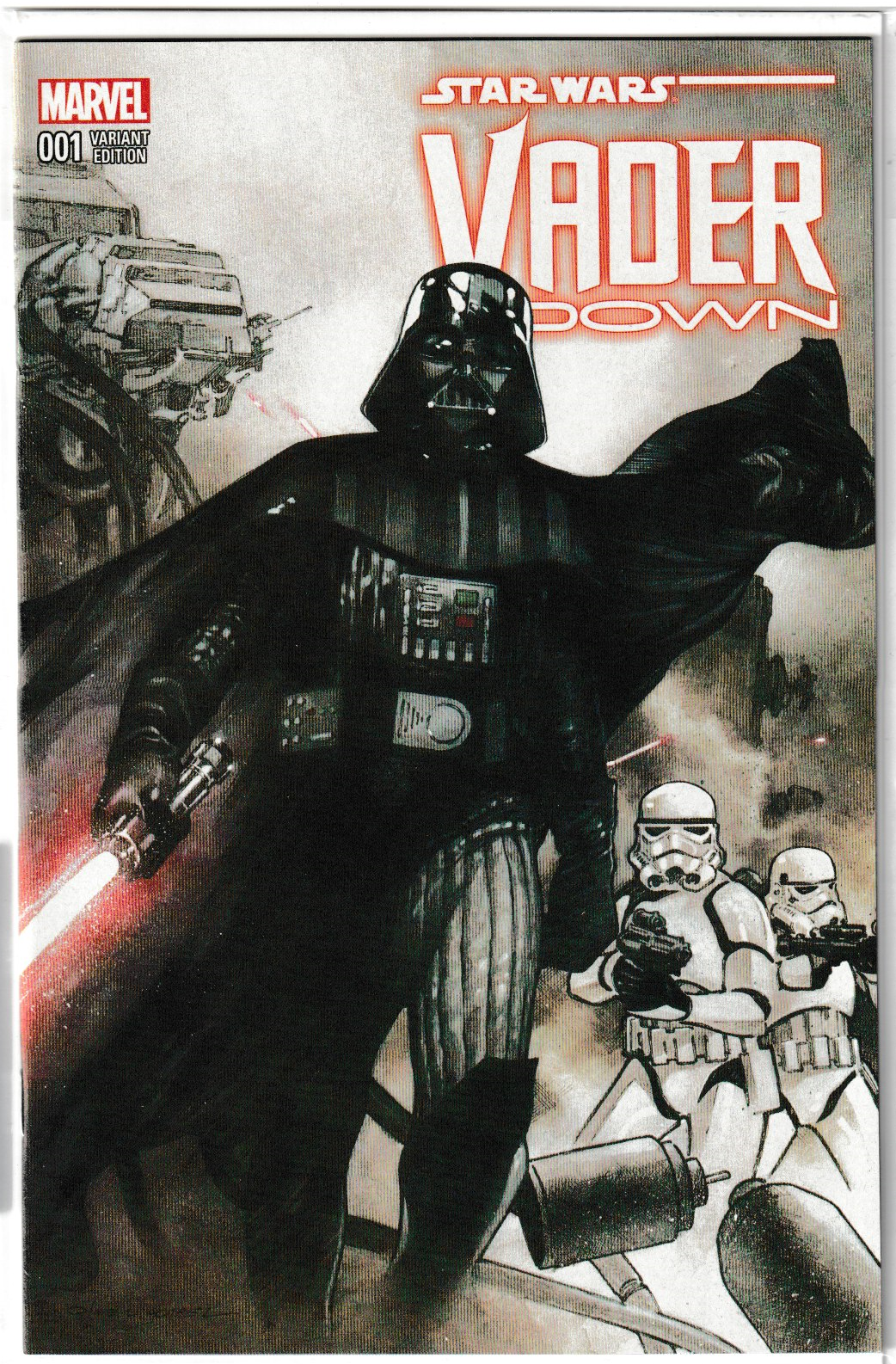 Star Wars Collectors 3 Book Bundle: DF Star Wars: Vader Down #1 Dynamic Forces Exclusive Cover by Olivier Coipel (CGC Graded and Ungraded Copy, Unsigned) + DF Star Wars #1 Dynamic Forces Variant Signed by Greg Land with COA