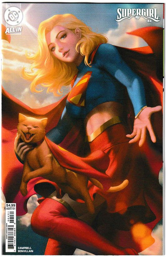 Supergirl #4 Cover C Ejikure Card Stock Variant (DC Comics, 2025) (NM/NM+)