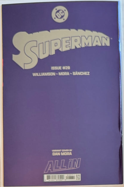 Superman #28 (1st Print, Dan Mora Spot Foil Variant,)