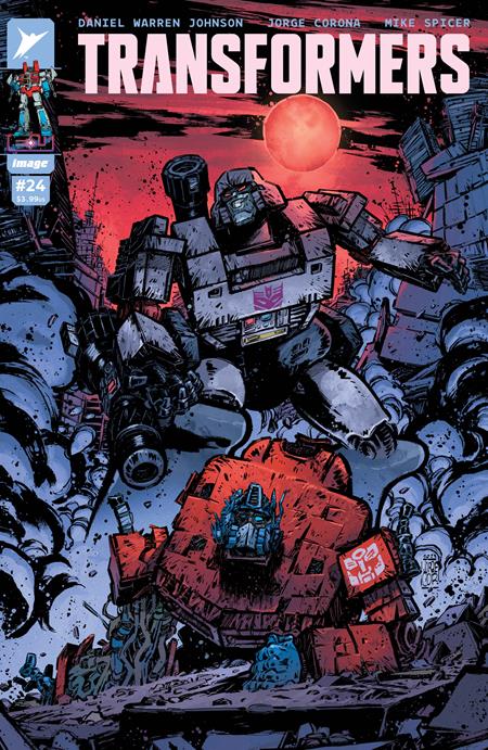 [PRE-ORDER, SHIPS 9/10 - discount orders due 8/18] Transformers #24 Cover B Jorge Corona & Mike Spicer – Image Comics 2025 (VF/VF+)