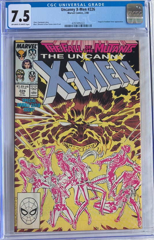 Uncanny X-Men #226 (CGC 7.5) – Key Fall of the Mutants Issue
