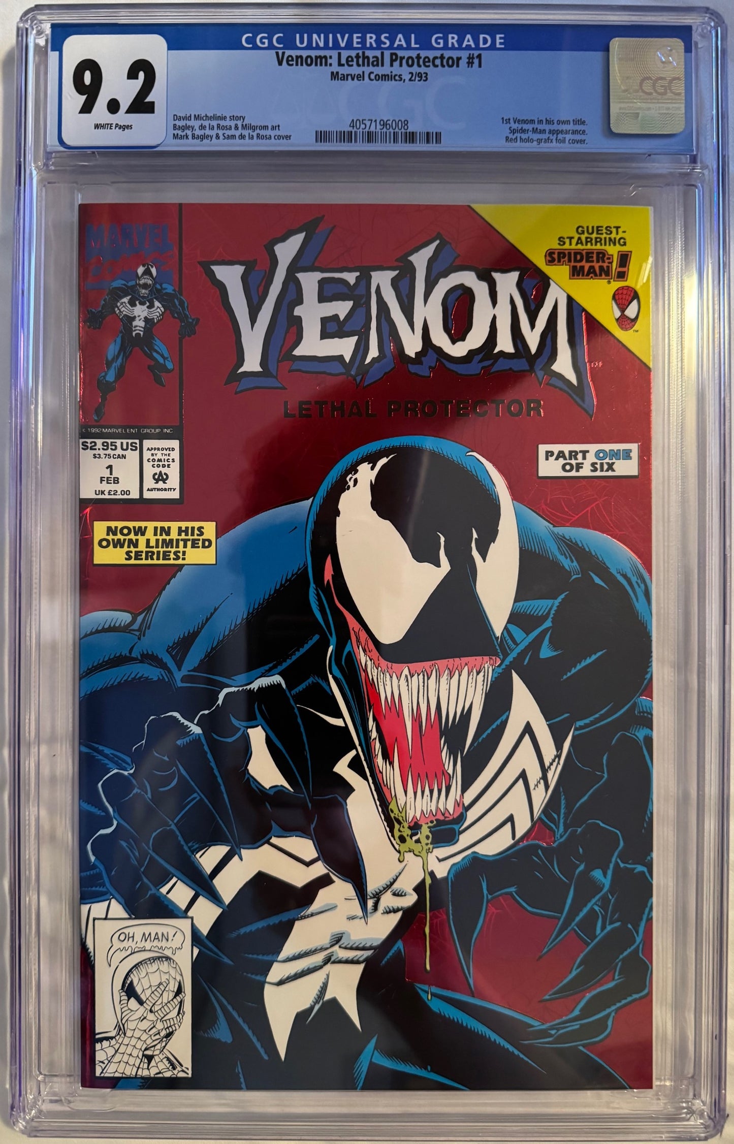 Venom: Lethal Protector #1 [CGC 9.2] - 1st Venom Solo Series