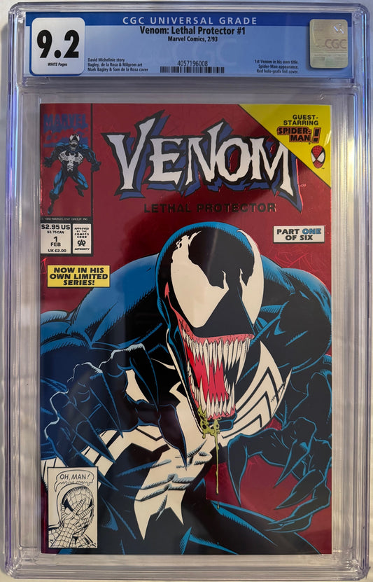 Venom: Lethal Protector #1 [CGC 9.2] - 1st Venom Solo Series