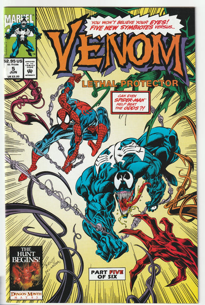 VENOM LETHAL PROTECTOR (1993) COMPLETE SET 1-6 MARVEL COMICS | 1st Venom Series