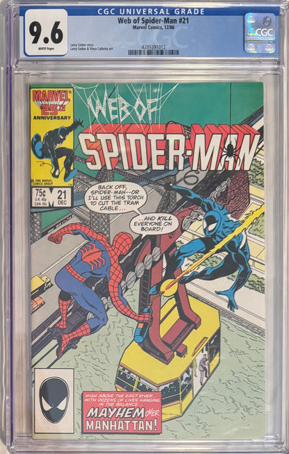 Web of Spider-Man #21 CGC [9.6]