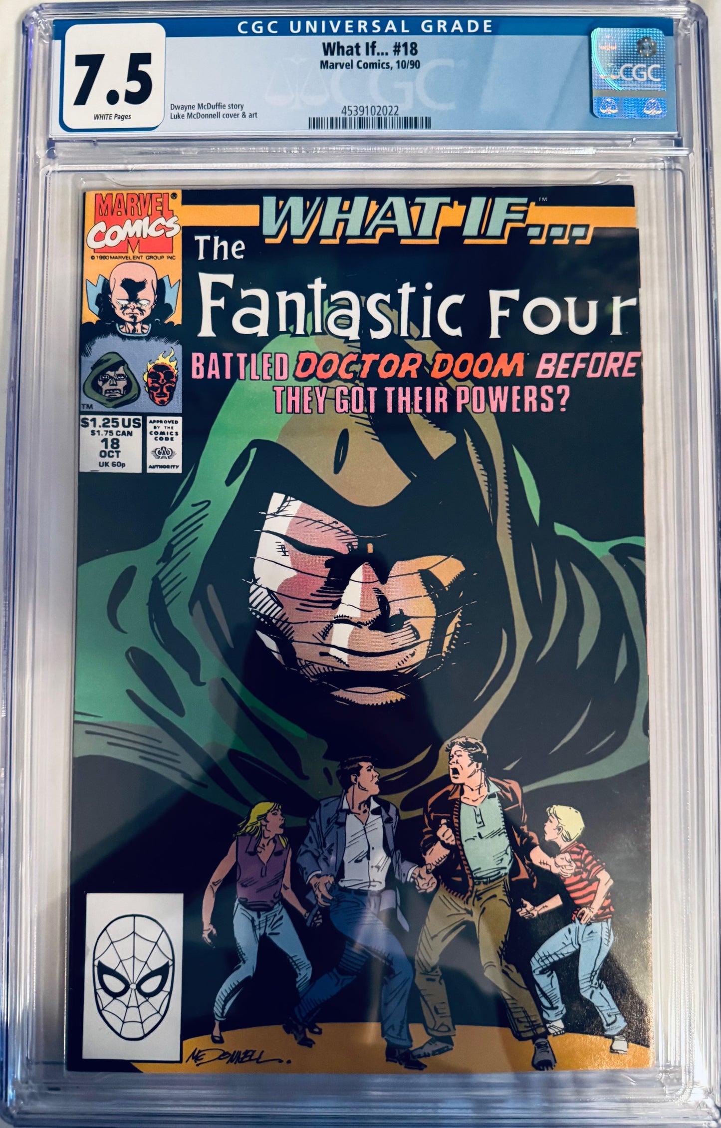 What If #18 The Fantastic Four Battled Doom Before Powers [7.5]
