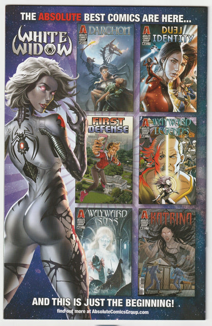 White Widow #2 Skull Virgin Cover - Signed By Jamie Tyndall - Limited to 500 w/ COA
