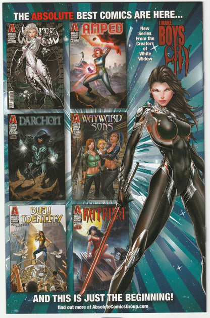 White Widow #4  Holo Spot Foil Cover A Variant - Signed by Jamie Tyndall