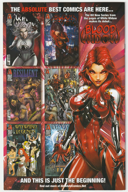 White Widow #8 Easter Bunny Gemzoman April 2025 Cover (2x Signed with COA) (Green/Purple Sigs)