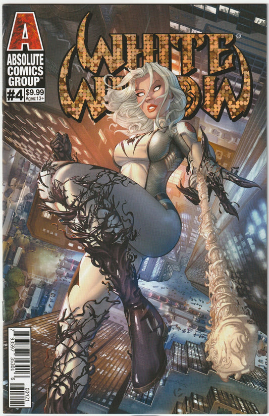 White Widow #4 - Gold Spot Foil