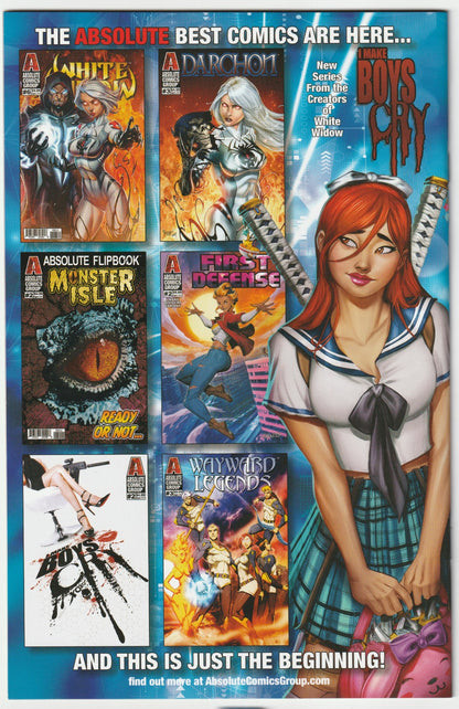 White Widow #5 – Silver Holo Foil Marat Mychaels Variant, Triple-Signed by Jamie Tyndall, Benny Powell, and Marat Mychaels (COA) (NM/NM+)