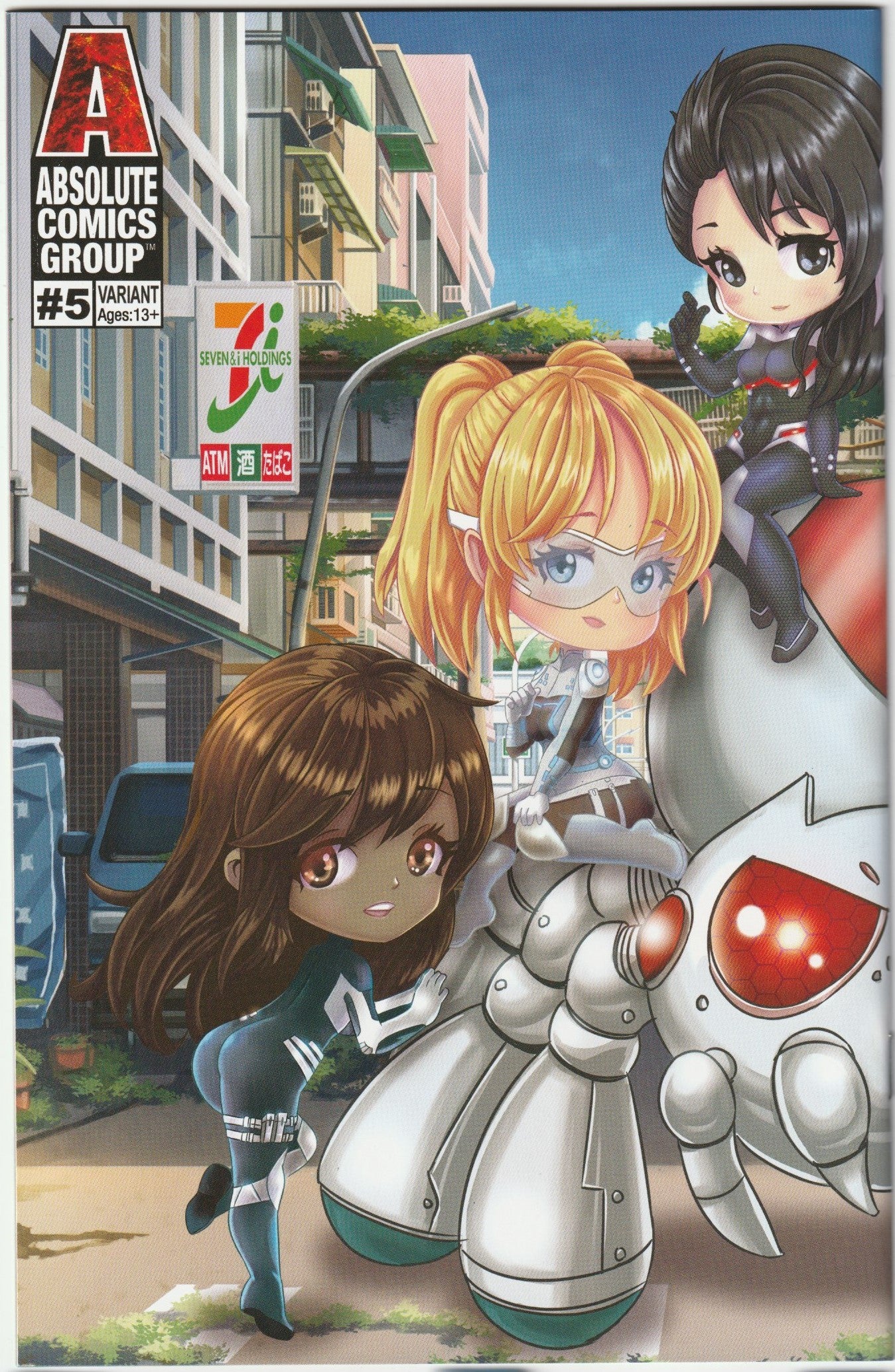 White Widow #5 Kickstarter Jenna Powell Wrap-Around Silver Holo-Foil 2x Signed COA