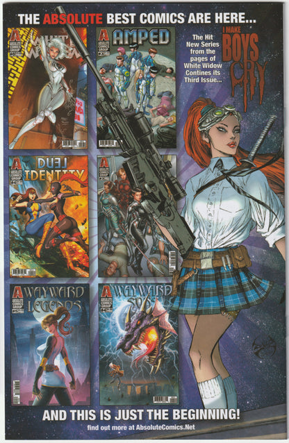 White Widow #7 Sketch-Up Variant – (1 of 100, Tyndall/Powell Signed, COA) (NM/NM+) - Ships in top loader