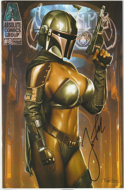 White Widow #8 May the 4th Trade Chua Cover Signed by Tyndall with COA