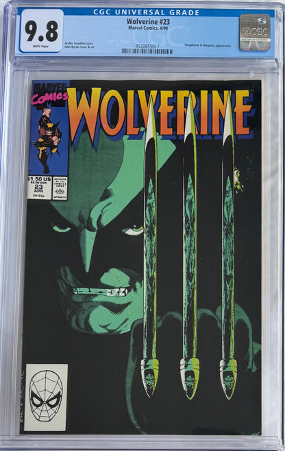 Wolverine Vol. 1 Issue #23 (CGC 9.8) – Iconic Magneto Appearance, Death of Geist