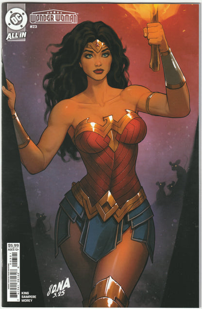 Wonder Woman #23 David Nakayama Card Stock Variant Cover – DC Comics 2025 (NM/NM+)