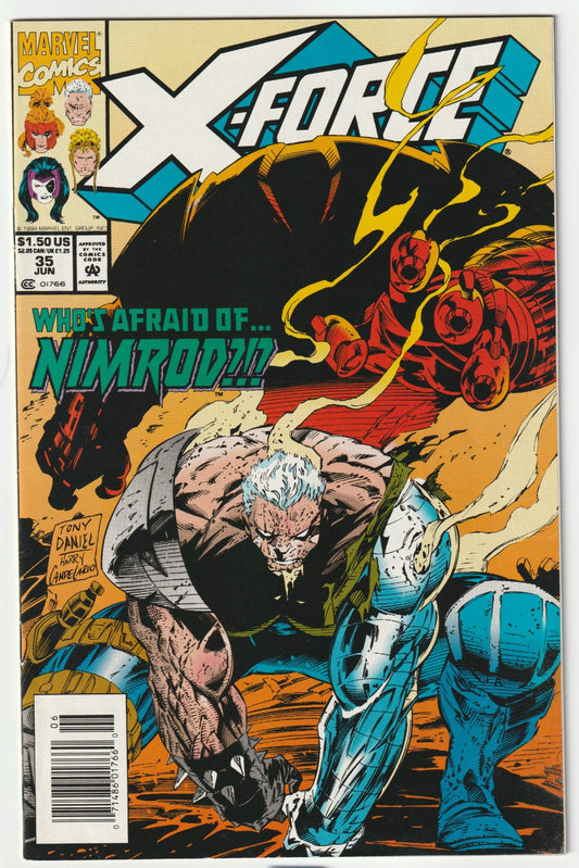 X-Force #35, Comic Book Collecting, Comic Book Investment, Marvel Comics, 90s Comics, Buy Comics Online, Rare Comics, Comic Book Store Online, Cable Comic, X-Force Comics, Collectible Comics, Dark Comics, Grimdark Collectibles, Apocalyptic Comics, Mature Comics, Collectible 90s Comics, Depressing Comics.